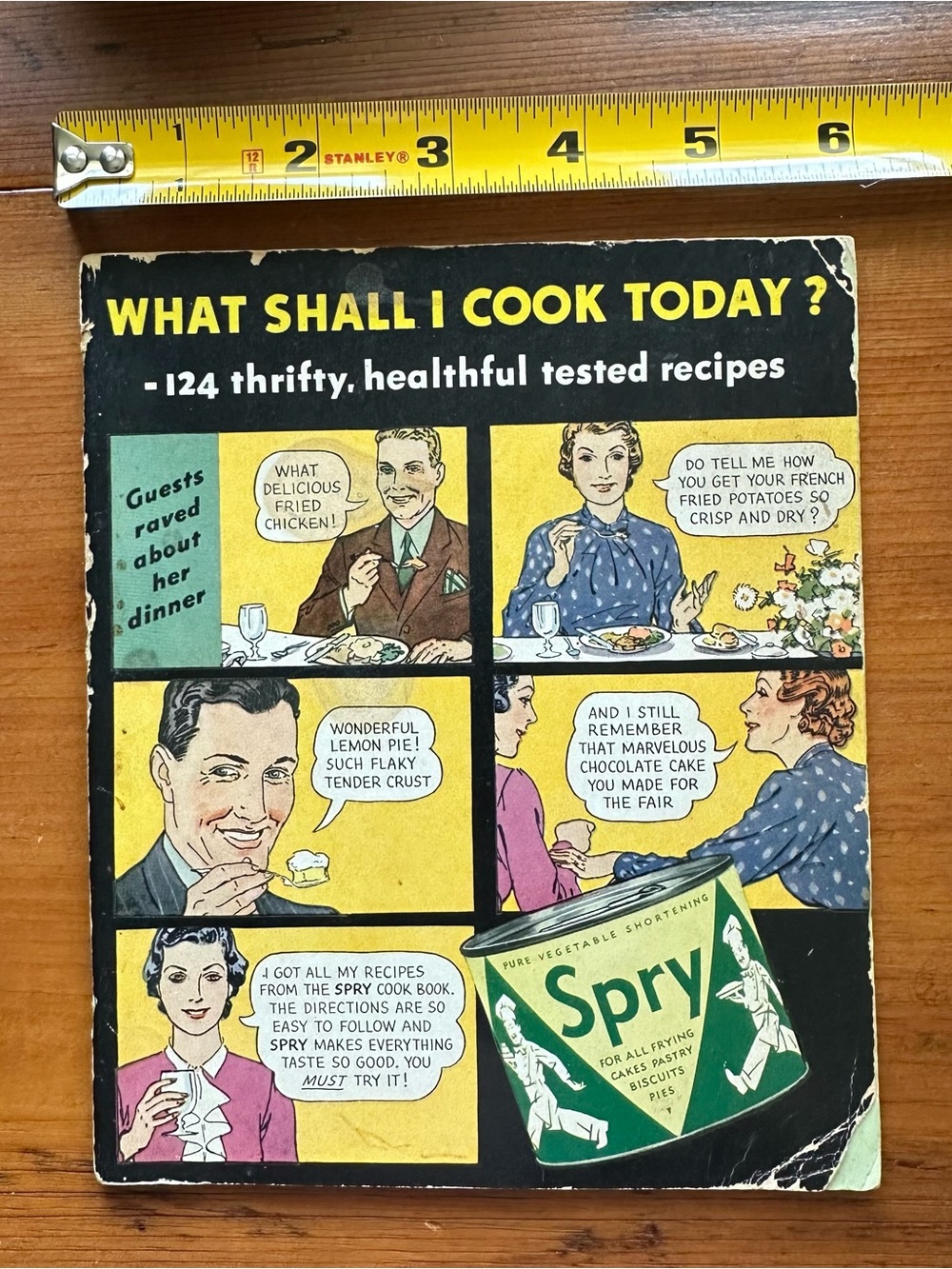 What Shall I Cook Today? Vintage Cook Book - Spry Good Housekeeping
